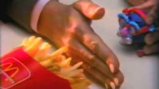 1989 Mcdonalds Funny Fry Friends Happy Meal Commercial