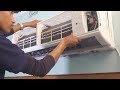 HOW TO OPEN SPLIT AC INDOOR UNIT FOR SERVICING OR CLEANIING