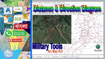 Direction and Distance For Urban Expansion in ArcGIS | Create line with direction, length in ArcMap
