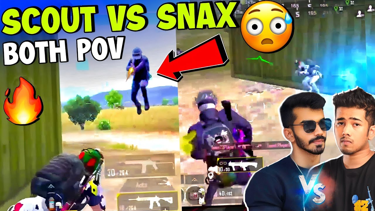 Scout vs Snax [Both POV]🚀 Scout on Fire🔥 Snax Back in Scrims ⚡️