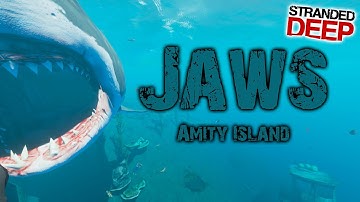 This is JAWS The Great White in Stranded Deep Custom Islands