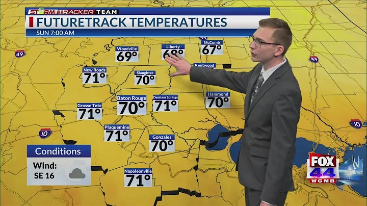 Weather Forecast for Baton Rouge – 4/27/24: Warm weather continues; eyeing storms Monday