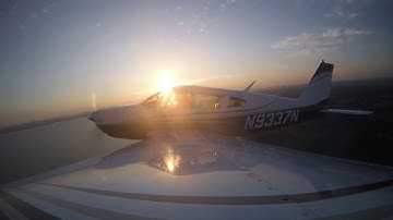 Takeoff at Northeastern Regional ( KEDE ) in the Piper Arrow with Flight Flix and a Gopro Session