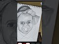 Baby Portrait Pencil Shading #easy #art #drawing #portrait #baby #pencilshading #trending #ytshorts