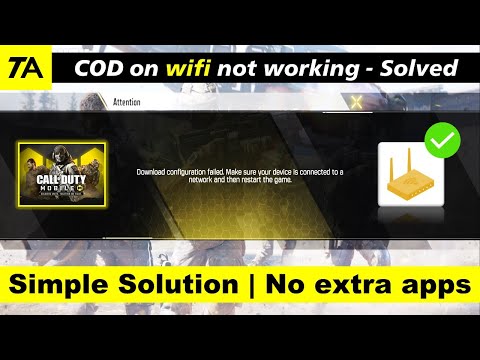 Solved ✅ COD not working on Wi-Fi / Call of duty server error problem solution | No extra apps