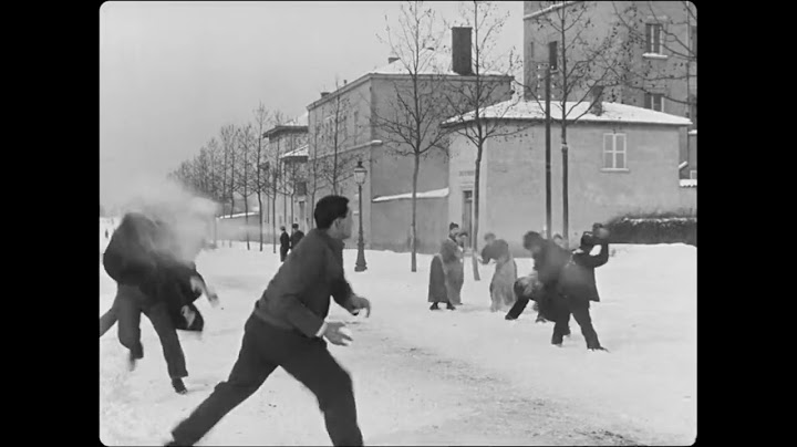 Bataille de boules de neige | 1897