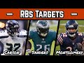 David Montgomery vs Chris Carson vs Miles Sanders | Running Back Targets | 2021 Fantasy Football