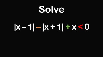 2 problems about absolute values