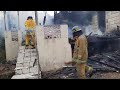 Fire leaves one man homeless