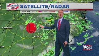 Isaac breaks down Wednesday's hour-by-hour rain forecast