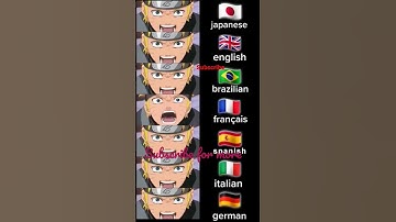 Naruto saying Sasuke in different languages 🥶#naruto #sasuke#anime #ytshorts #shorts #naruto#anime
