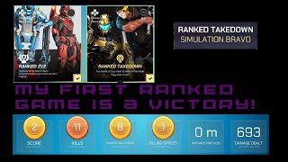 Victory in My First Splitgate Ranked Takedown Game