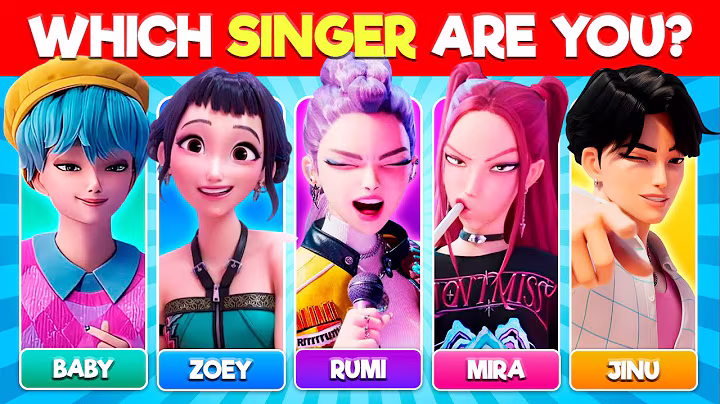 KPOP DEMON HUNTERS Personality Test 🎤 Which SINGER Are You?