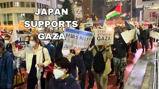 Thousands March in Tokyo to Protest Genocide of Palestinians