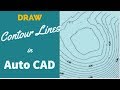 SW-DTM: How To Draw Contour Lines in AutoCAD Part_1