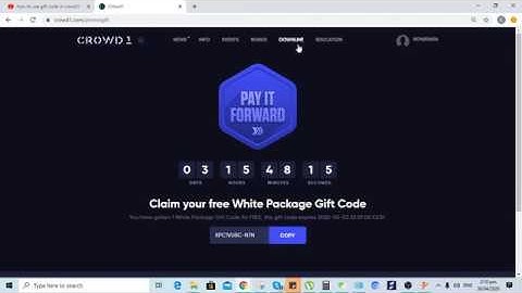 How to use FREE GIFT CODE from Crowd1.