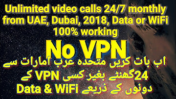 Skype blocked but 100% free calls with more apps in UAE 2018 by du/etisalat, Data/WiFi