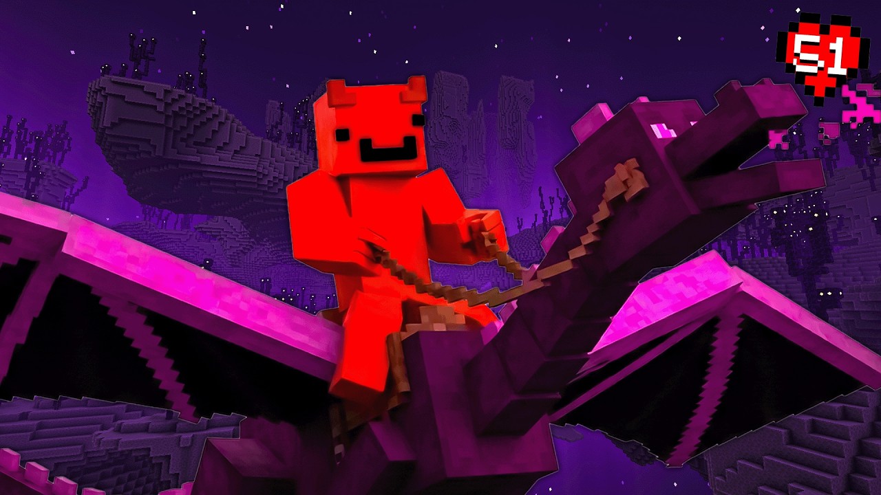 HO MESSO AL GUINZAGLIO L'ENDER DRAGON... MINECRAFT VANILLA EP.51