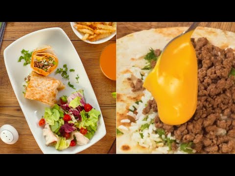 BURRITOS MAIS DELICIOSOS DO MUNDO: aprenda 3 receitas de comida mexicana  I salgados I VIX