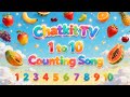 1 to 10 Counting Song for Kids 🍒| One to Ten Nursery Rhyme | Fun Learning Numbers | Chatkit tv 