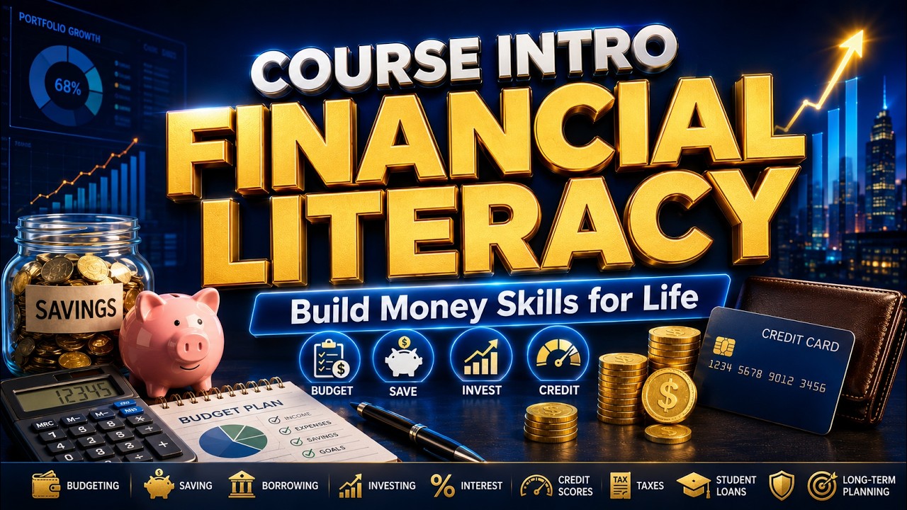 ⁣Financial literacy: Course introduction