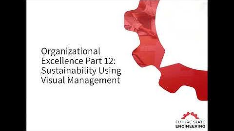 Organizational Performance Part 12: Sustainability using Visual Management