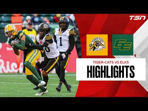 CFL WEEK 17: Hamilton Tiger-Cats vs. Edmonton Elks | Full Highlights