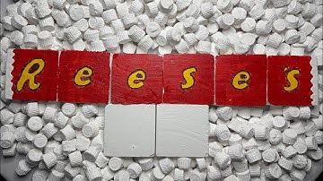 ASMR | White Reese’s | Mini GymChalk | Satisfying #reeses #asmr #gymchalk #mini #oddlysatisfying 