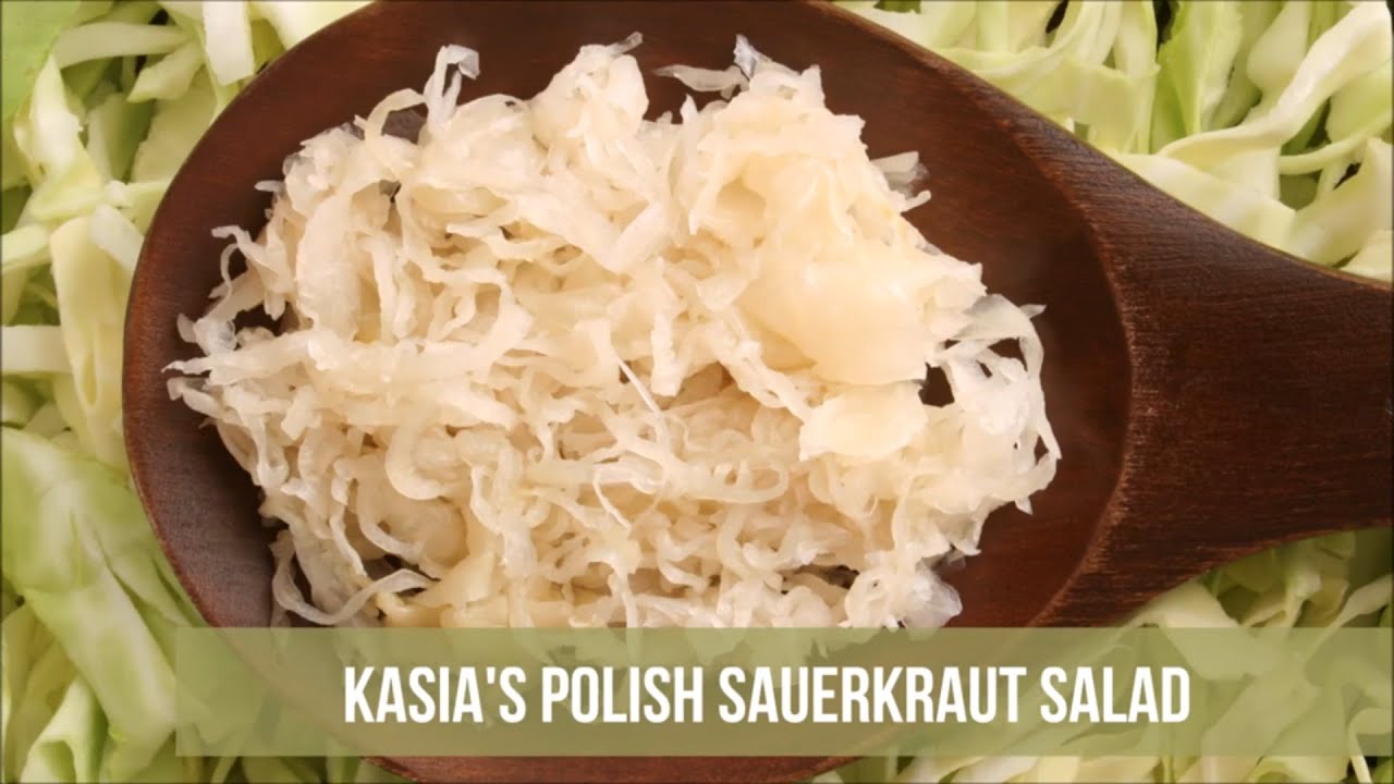 Kasia's Polish Sauerkraut Salad YouTube