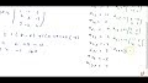 Find the inverse the matrix (if it exists)given in `[1-1 2 0 2-3 3-2 4]`...