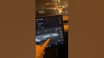 How to turn on the heat and A/C on a Tesla?#tesla, #teslamodel3, #shorts