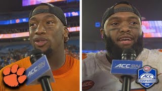 Clelin Ferrell \& Austin Bryant Reflect On Clemson's 4th-Straight ACC Title