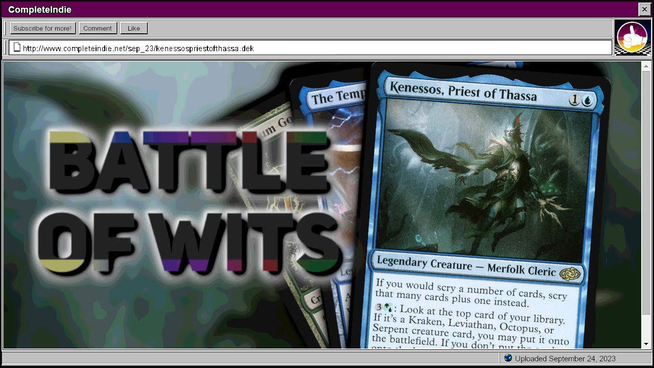 Kenessos, Priest of Thassa | $50 Budget Deck - YouTube