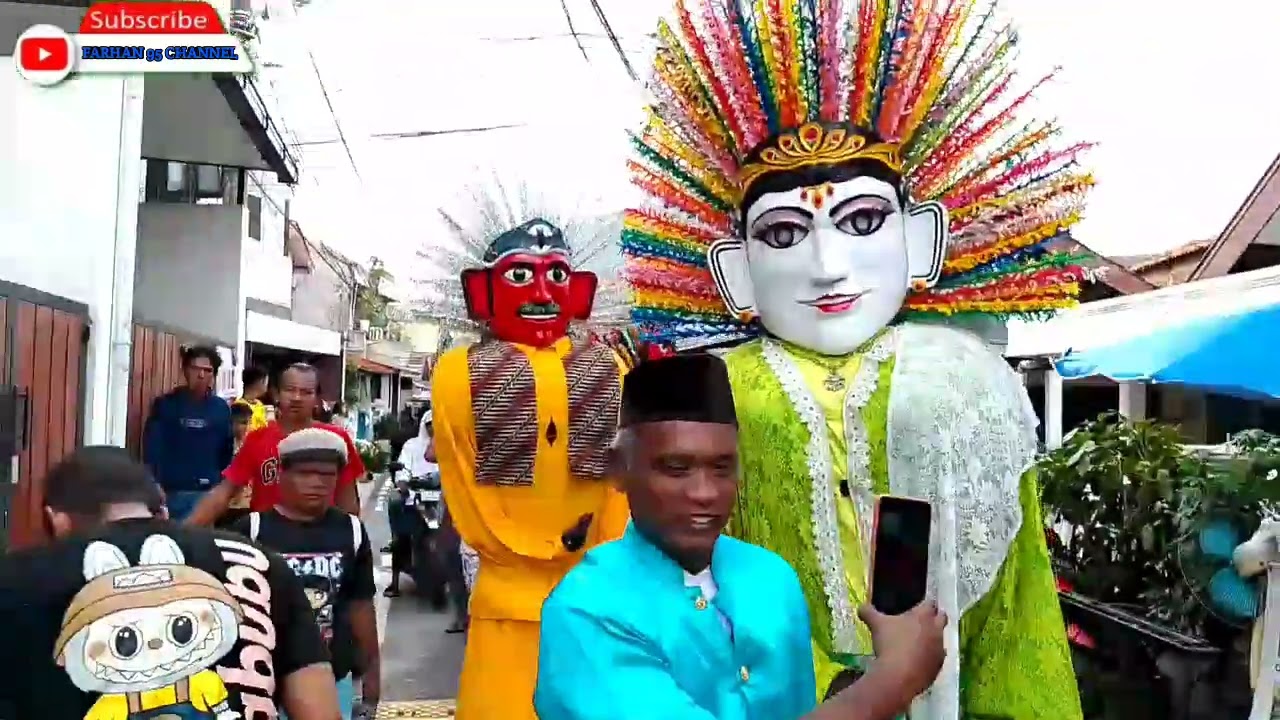 Ondel ondel sanggar entong jaya Ngarak pengantin sunat part 5 di RT 19 RW 04 