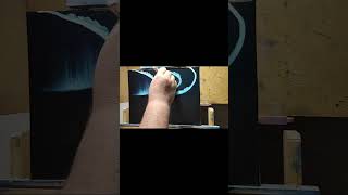 Mastering Bob Ross Northern Lights? 2 minute challenge! #shorts