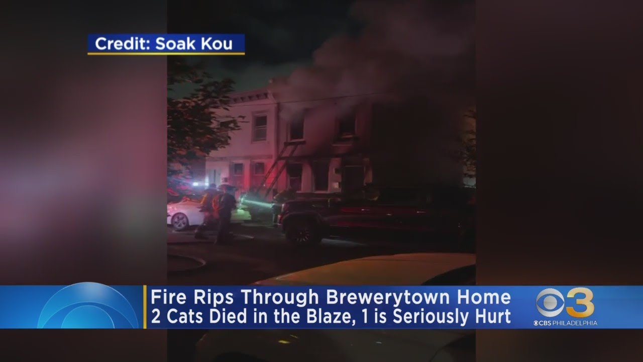 Fire rips through Brewerytown Home - YouTube