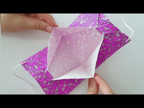 Face Mask Sewing Tutorial | How to make Face Mask with Filter | DIY Cloth Face Mask