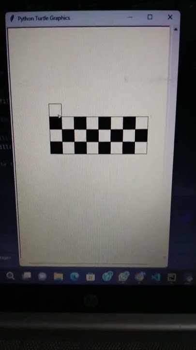 Draw Chess Board Using Python Turtle 🐢। #python #pythongraphics #shorts ...