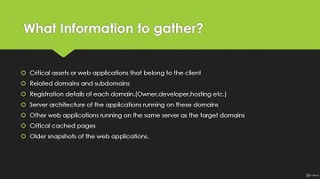 What Information to Gather | Bug Bounty Hunting Guide to an Advanced Earning Method | Class - 10