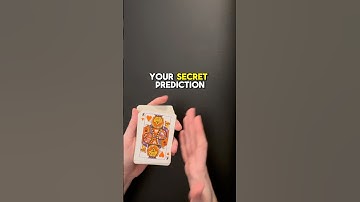 Secret Prediction Card Trick - Tutorial #magic #tutorial #tricks