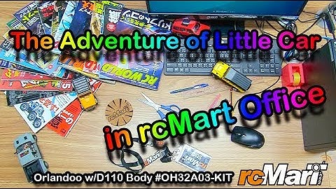 The Adventure of Little Car in rcMart Office – Orlandoo w/D110 Body #OH32A03-KIT