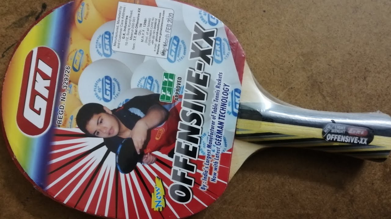 Unboxing and Review of GKI offensive xx computerised printed Table