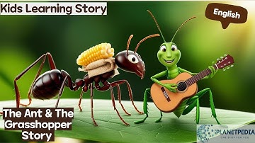 The Ant & The Grasshopper | A Timeless Tale | Kids Learning Story | Bed Time Story #kids  #story