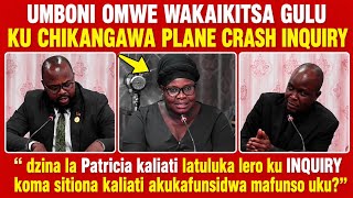 CHIKANGAWA PLANE CRASH INQUIRY UMBONI WA MAI SAMBALOWA WADABWITSA GULU #viralreels #breakingnews 
