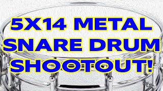 5X14 Metal Snare Drum Shootout With Mike Johnston And Mike Dawson