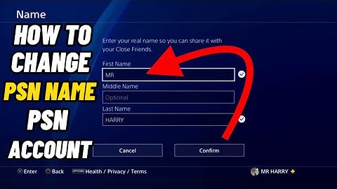 How To Change Name On PS4 Account Fastest Method 2022