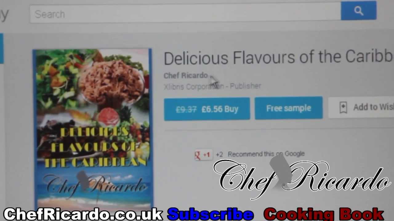 Available Now For Download Book | Chef Ricardo Cooking