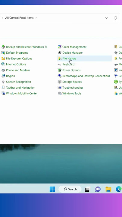 How to Recover files using File History on Windows 11 / 10