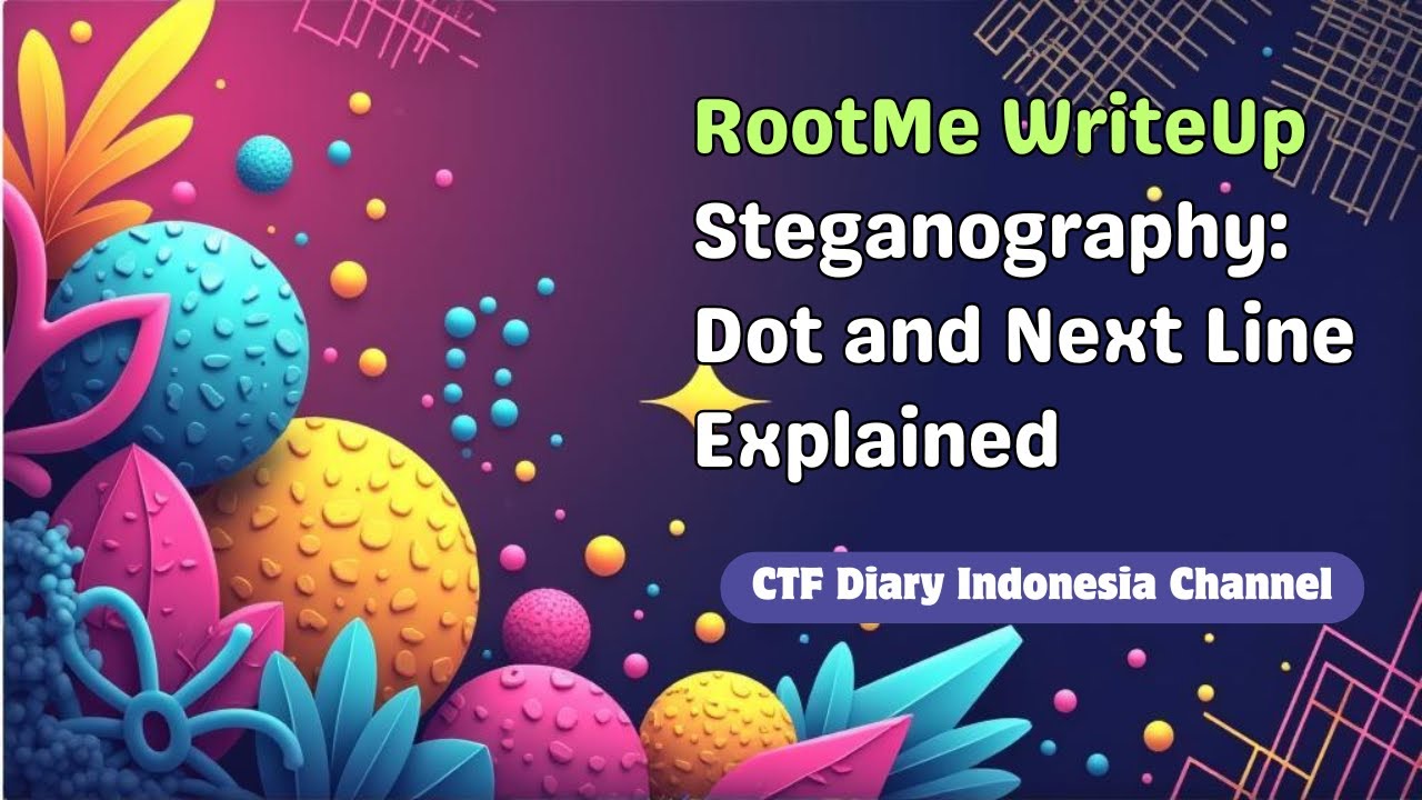 Tutorial Root-Me (35): Steganography : Dot and next line - YouTube