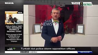 Turkish riot police storm opposition offices